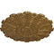 Ekena Millwork Durham Ceiling Medallion (Fits Canopies up to 4 1/4"), Hand-Painted Pale Gold, 31"OD x 1 1/2"P CM31DUPAS - alternate 3
